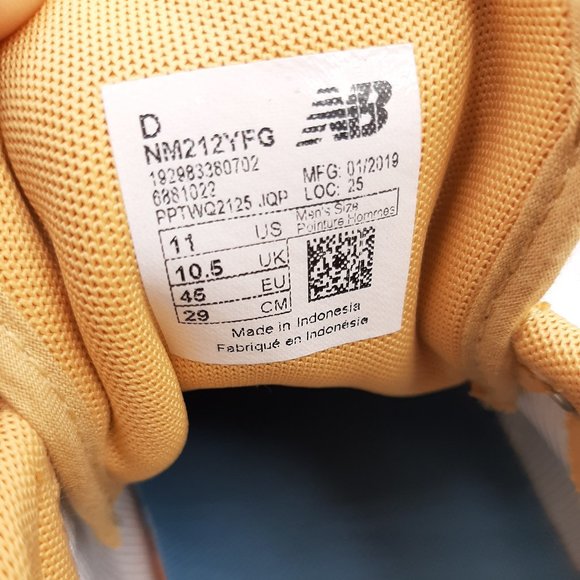 New Balance Numeric 212 Yellow Stone Skate Sz 11 - Picture 9 of 9